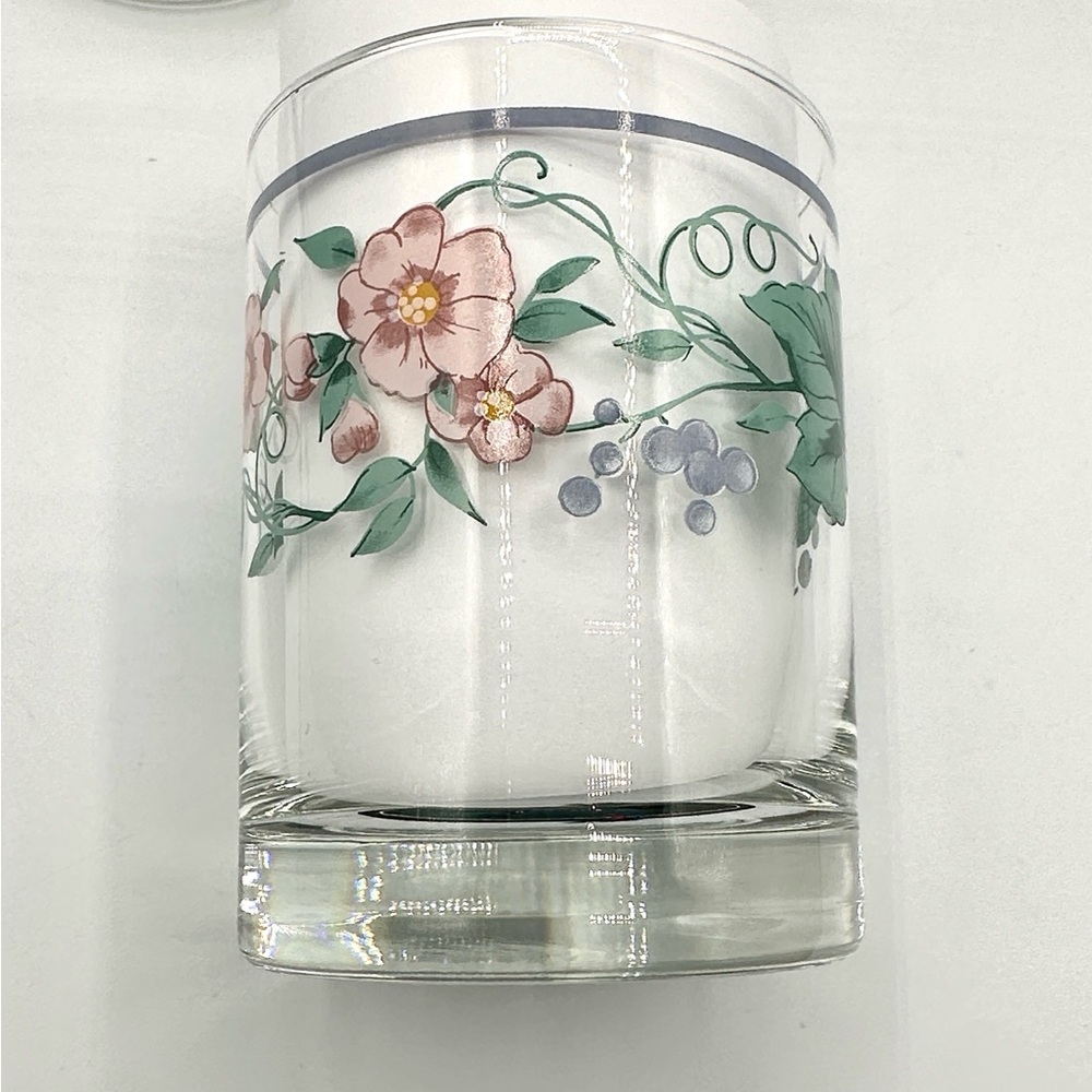 4 Vintage Kensington Double Old Fashion Glasses. 1980s. 10oz